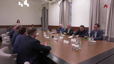 Бадра Гунба принял делегацию Государственной Думы России