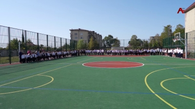 Аҟәатәи 7-тәи абжьаратә школ аҟны иаадыртит ахырхарҭа рацәа змоу аспорттә дәы