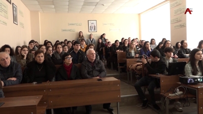 В АГУ прошел литературный вечер, посвящённый 150-летию основоположника абхазской литературы Д. Гулиа