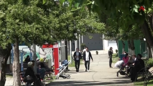 В Новом Районе столицы ведутся благоустройство парков и ремонт подвалов