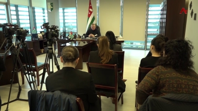 Аҧсны агәабзиарахьчара аминистр ипресс-конференциа