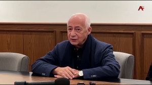 Президент Бадра Гунба принял российского дирижера Владимира Спивакова и народную артистку Абхазии и России Хиблу Герзмава